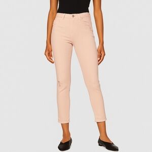 Zara Trafaluc Jeans Women’s Size 4 Dusty Rose Slim Fit Cropped Y2K Denim Pants